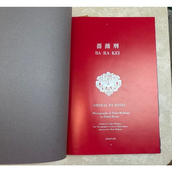 Ba Ra Kei Ordeal by Roses Eikoh Hosoe Signed Aperture 1985 1st Edition Photo - Picture 6 of 12